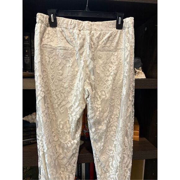 NWT Falcon & Bloom x Gold Hawk Cream Lace Pants Size Medium - Picture 6 of 10